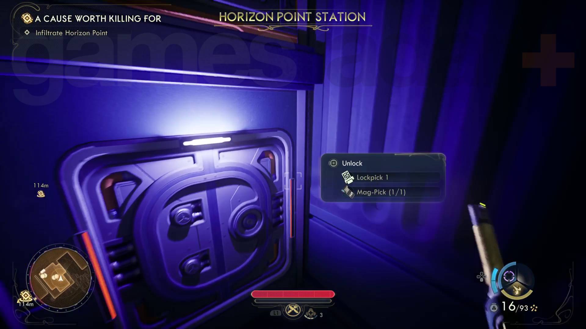 The Outer Worlds 2 horizon point station vent that can be lockpicked