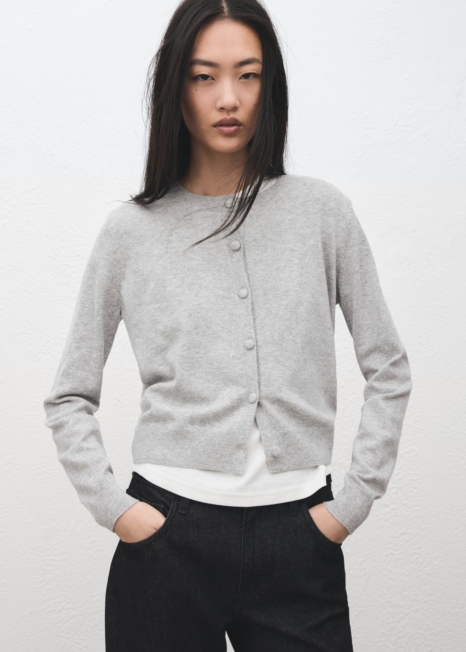 Knitted Button Cardigan - Women | Mango United Kingdom