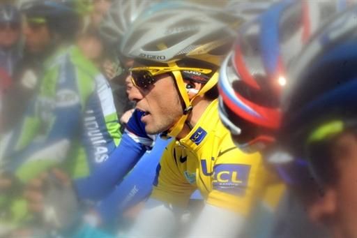 Contador was the focus of attention on stage five