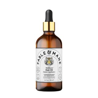 Fable and Mane Hair Oil - Holiroots Strengthening Serum for Damaged, Frizzy Hair With Ashwagandha, Castor Oil & Scalp Treatment - 1.8fl Oz