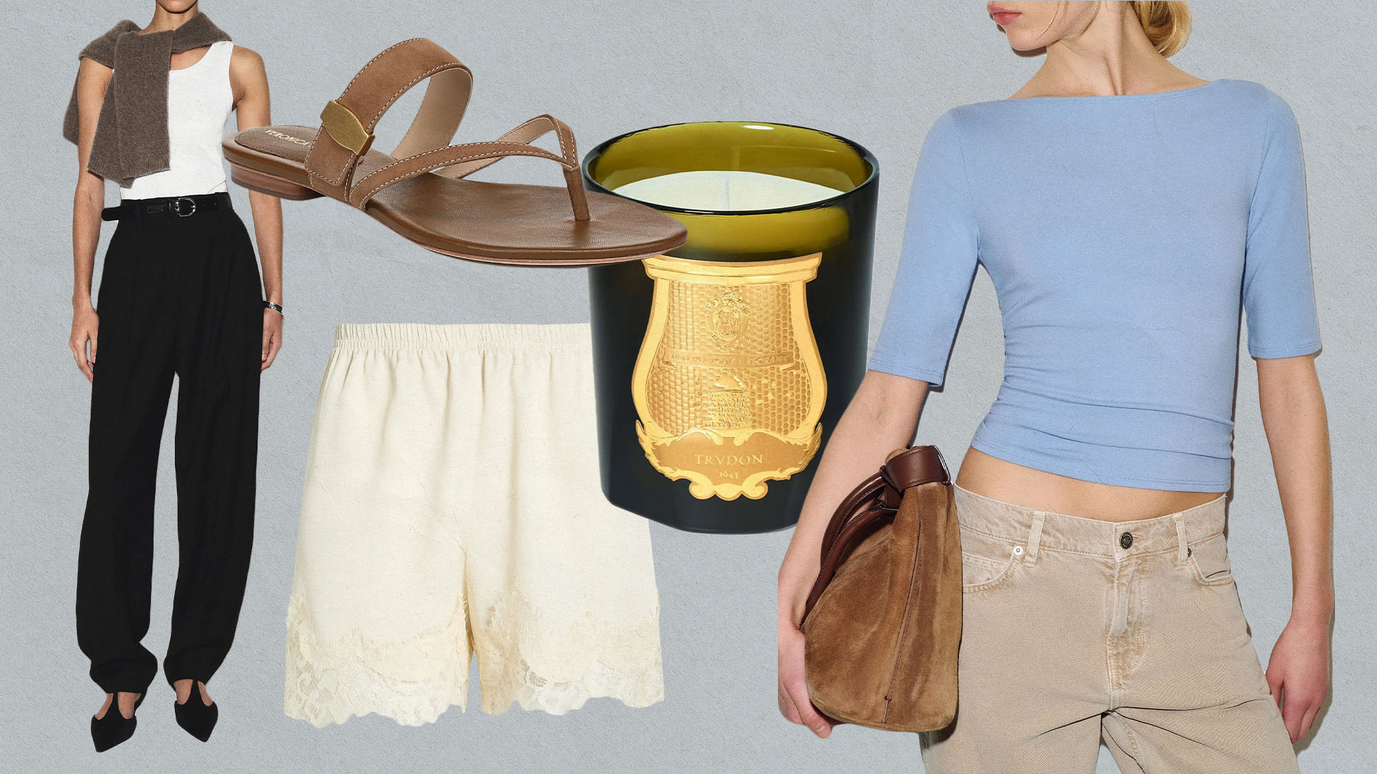 Collage of Nordstrom items.