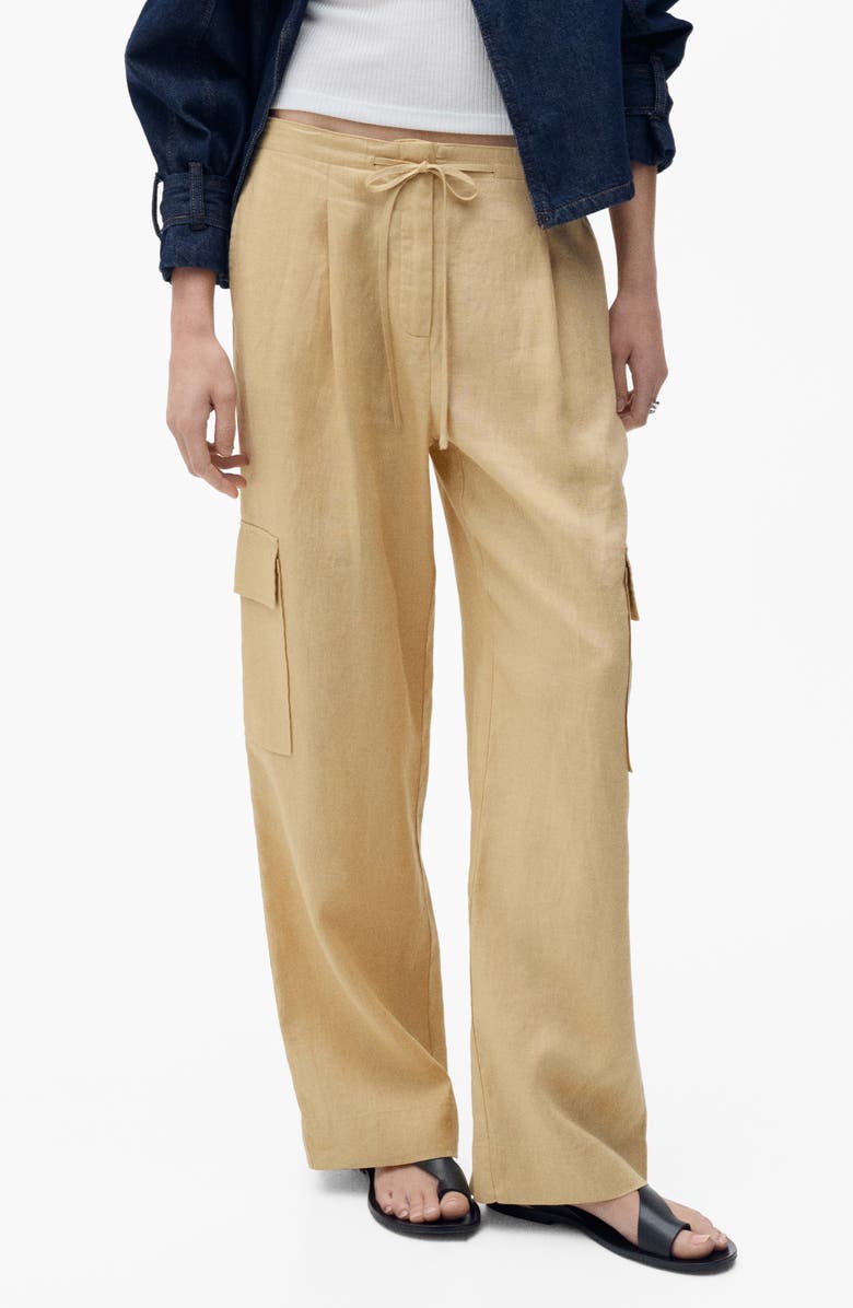 Linen Cargo Pants
