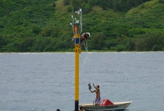 coral monitoring system, coral monitors, saipan coral reefs, coral bleaching, climate change, global warming, ocean acidification