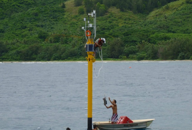 coral monitoring system, coral monitors, saipan coral reefs, coral bleaching, climate change, global warming, ocean acidification