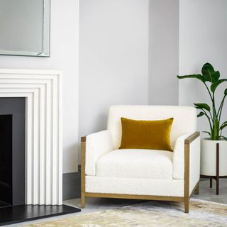 Sofa.com chester armchair in oyster textured boucle