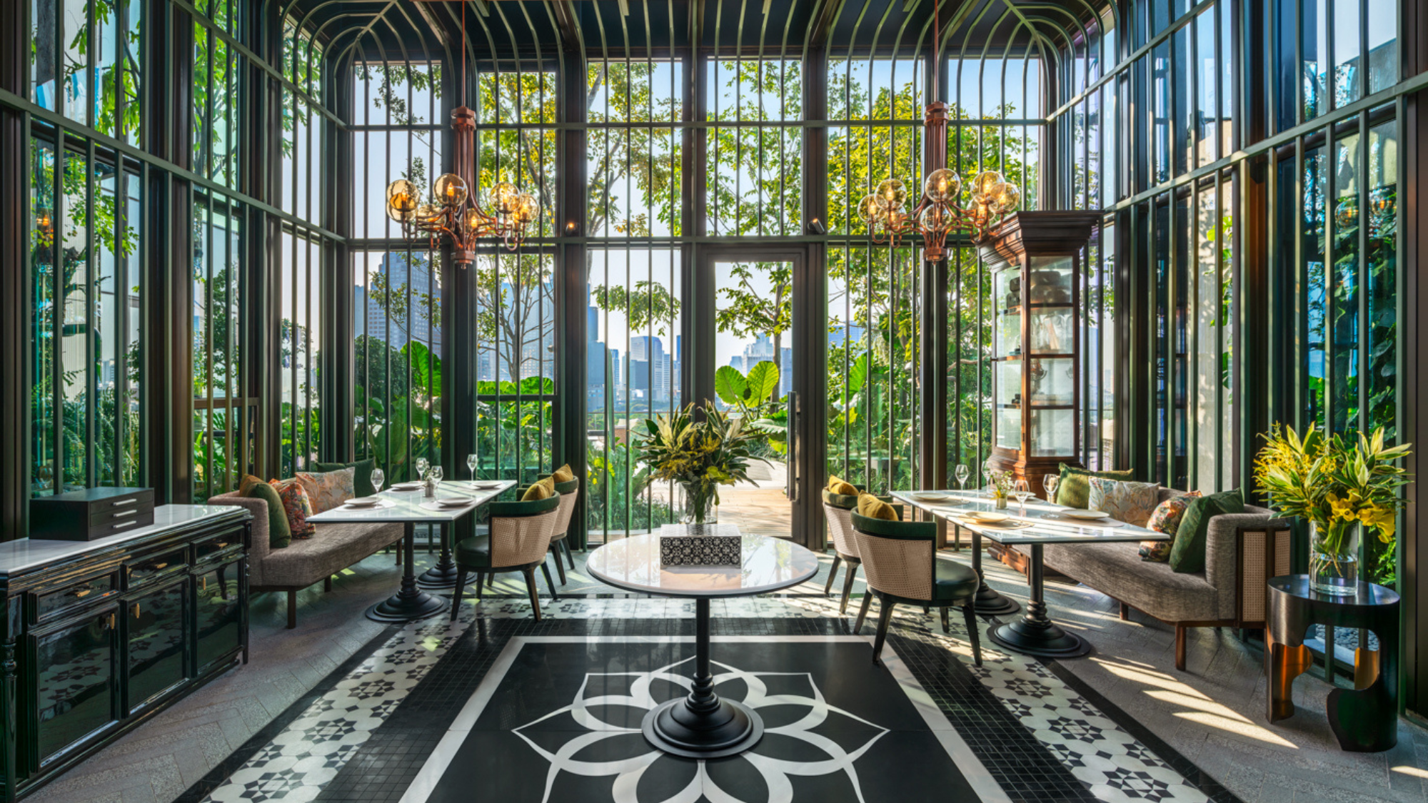 Duet by David Toutain located on the terrace in the Ritz-Carlton, Bangkok