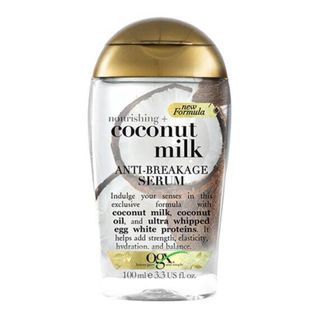 OGX Nourishing+ Coconut Milk Anti-Breakage Serum - zendaya bob