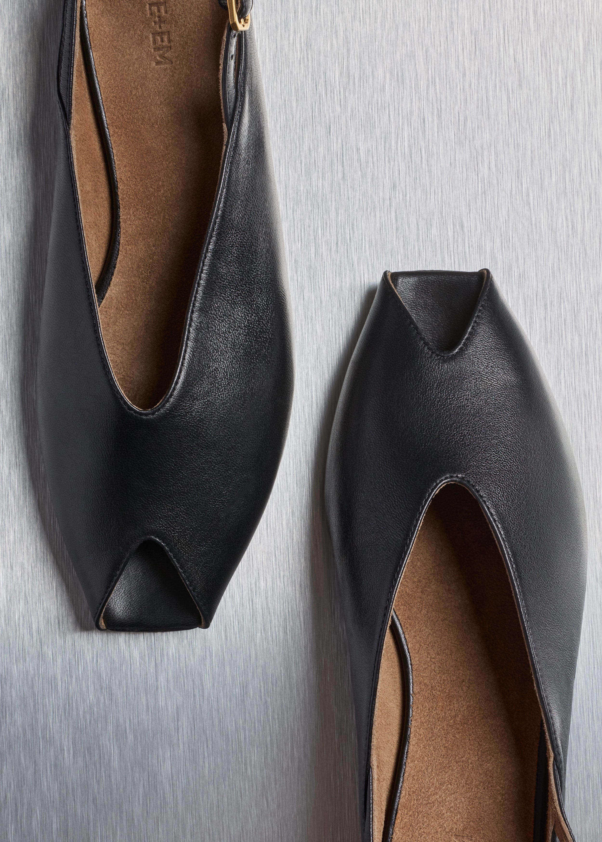 Peep Toe Flat