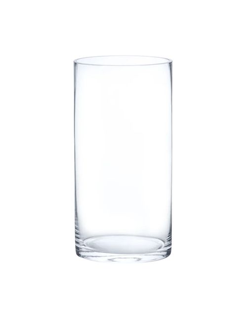Clear Cylinder Glass Flower Vase