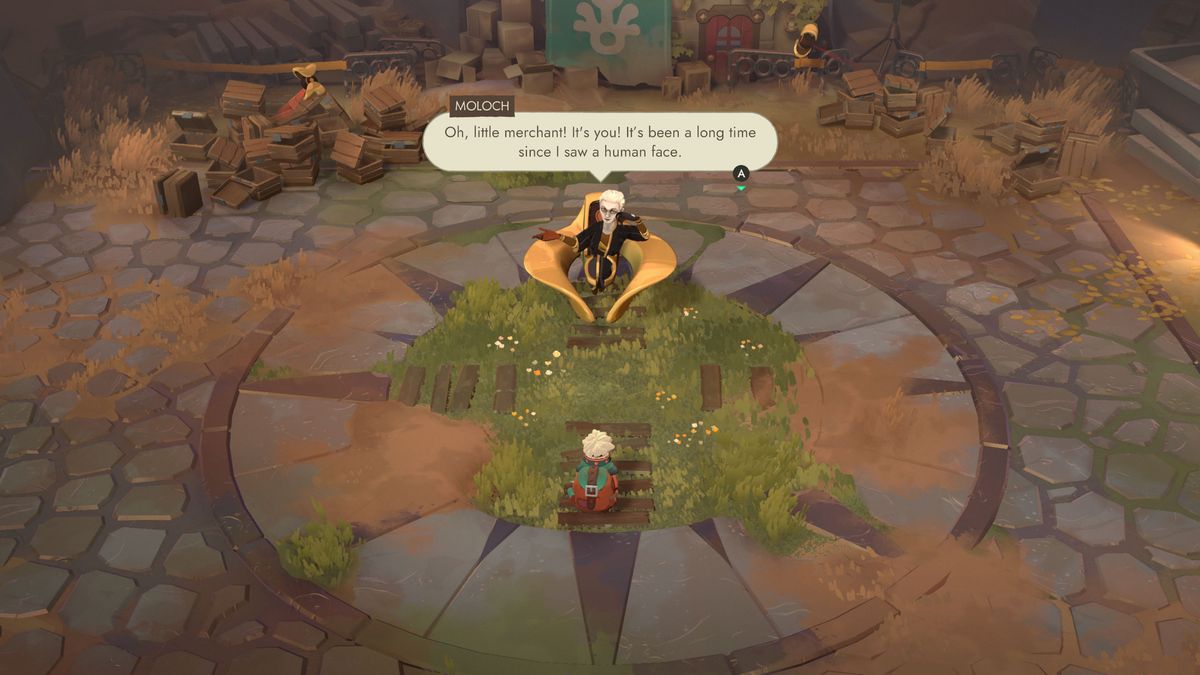Moonlighter 2: The Endless Vault gameplay screenshots showing the character Will in the village of Tresna and exploring various dungeons.