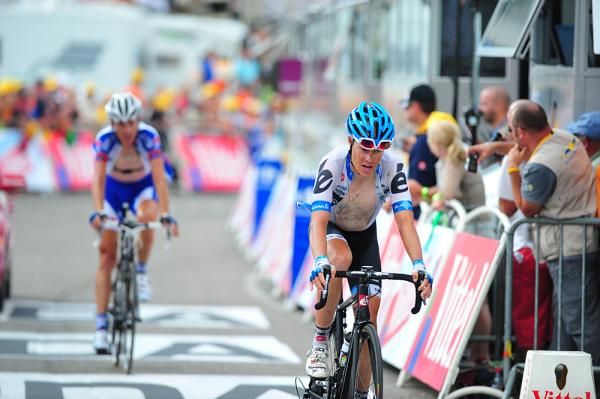 Tom Danielson (Garmin-Cervelo) was dropped on the final climb