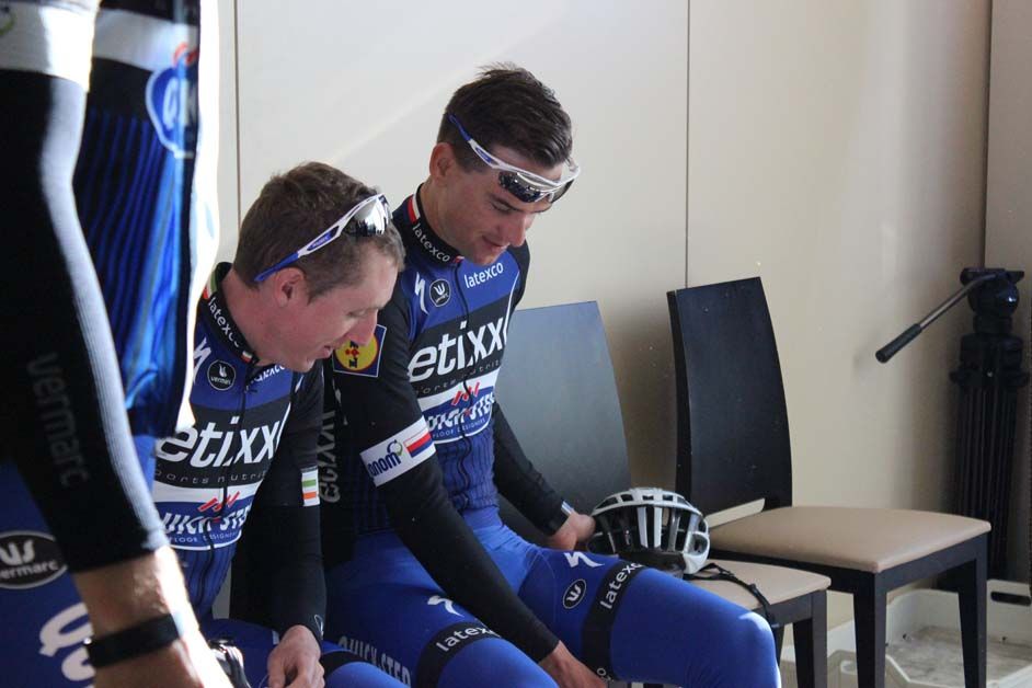 Riders compare their new kit