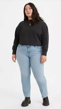 Levi's best plus-size jeans and best jeans for women with curves