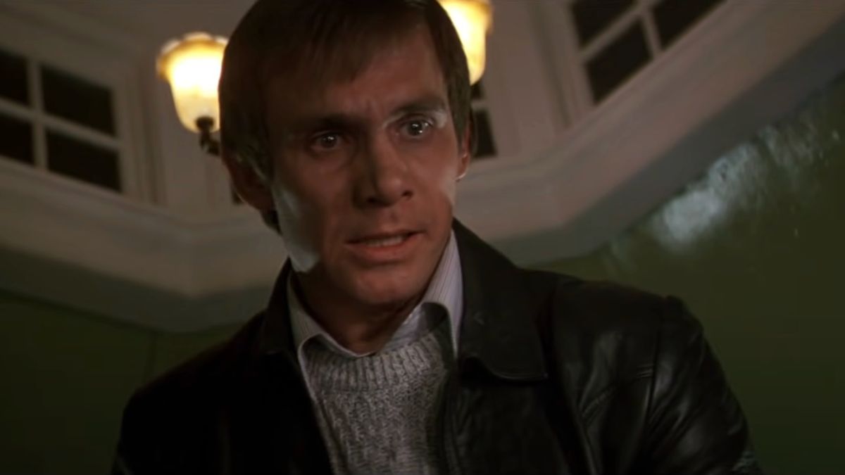 Steve Railsback stands teary eyed in an exam room in Lifeforce.