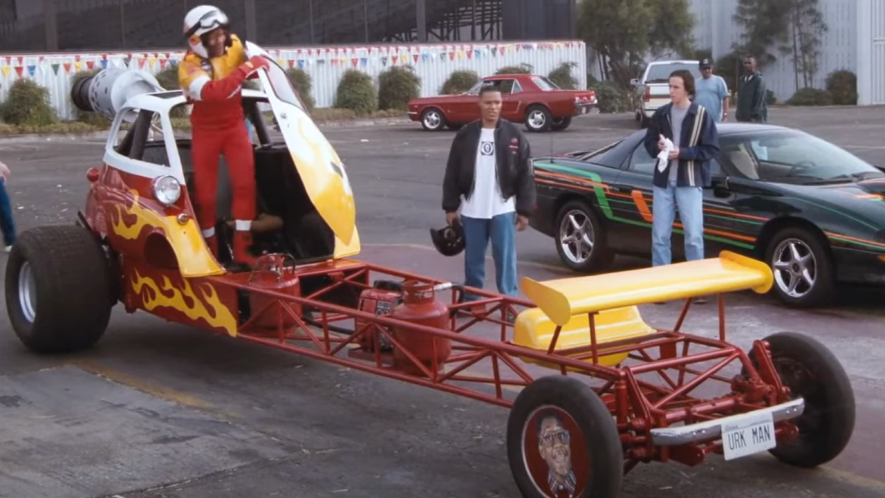 Steve Urkel's souped-up car on Family Matters