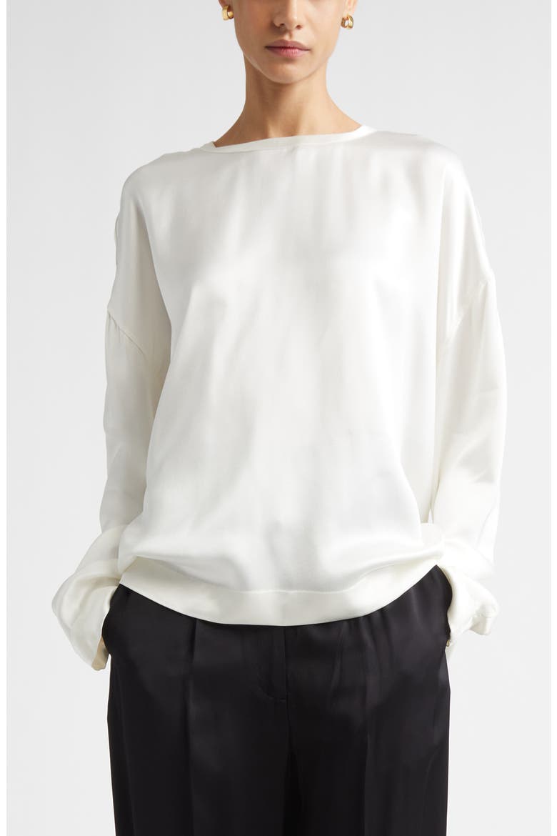 Boxy Satin Top