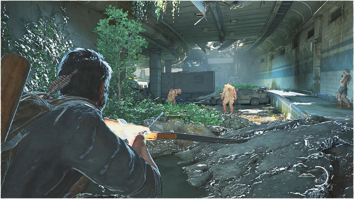 The Last of Us Part 1 gameplay filter watercolor