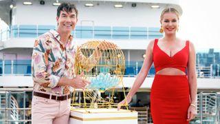 Hosts Jerry O'Connell and Rebecca Romijn of The Real Love Boat