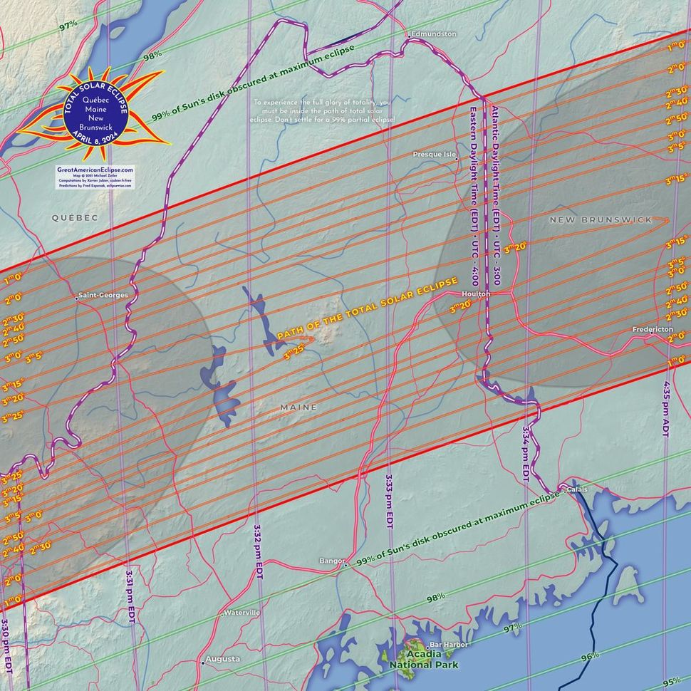 Total Solar Eclipse 2024 Maps Of The Path Of Totality Space 5251