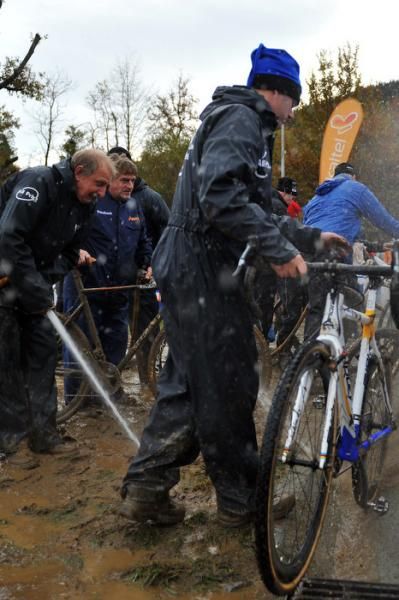 Cleaning up the mud while creating more mud...