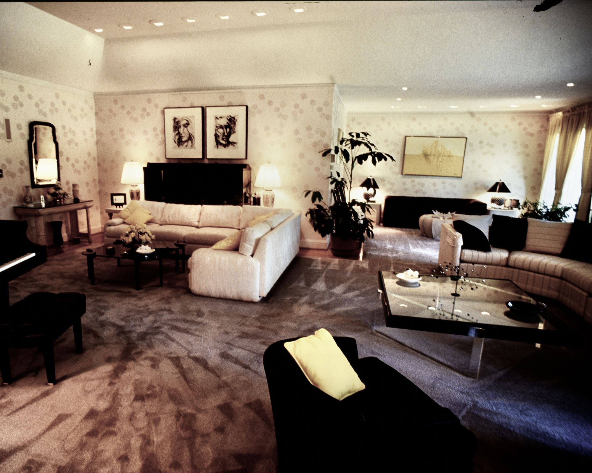 tammy wynette's '90s living room