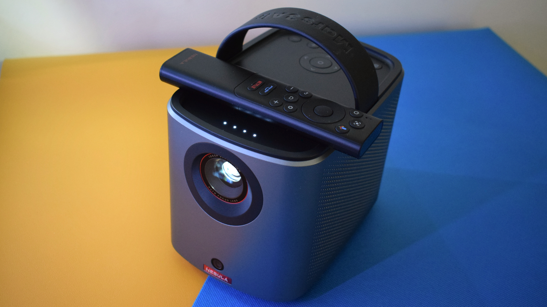 Anker Nebula Mars 3 Air projector and remote