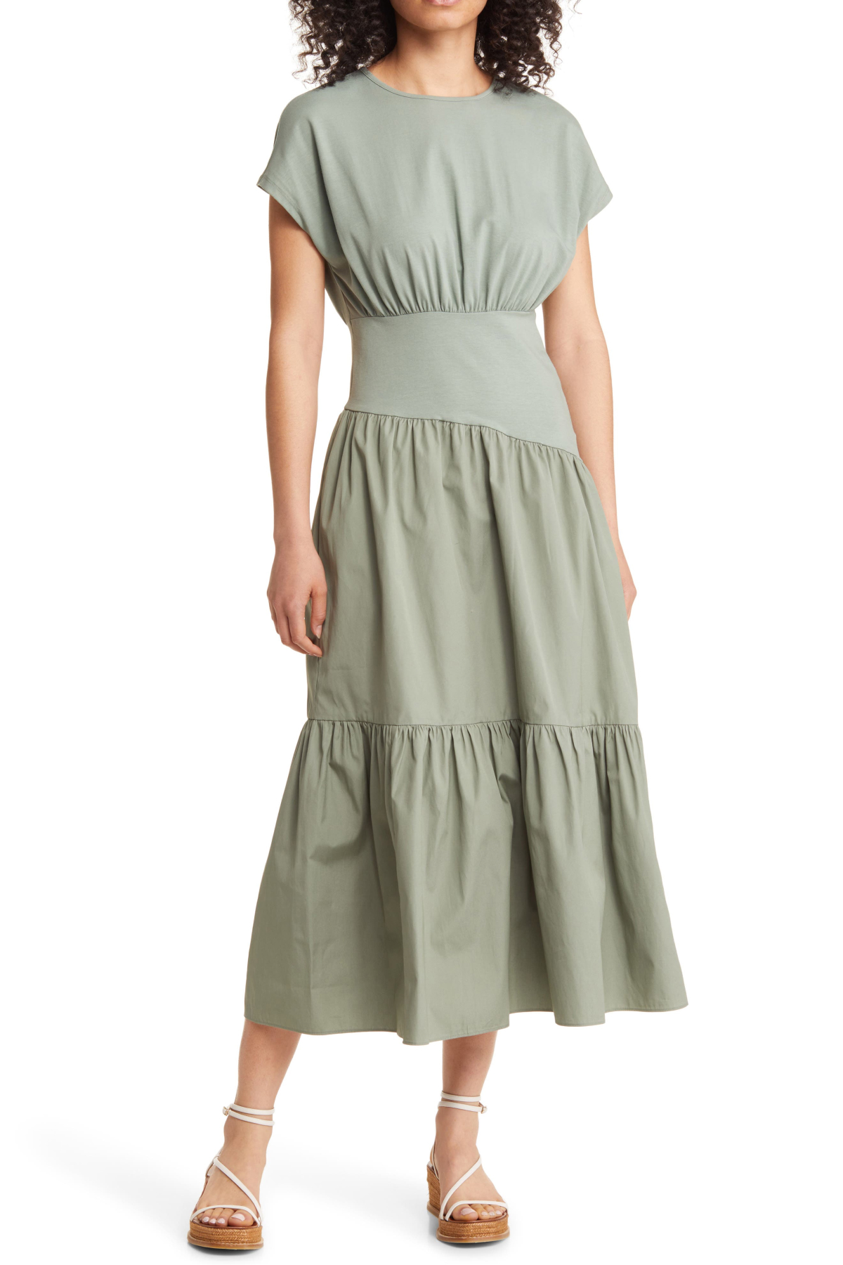 Nordstrom Short Sleeve Tiered Dress