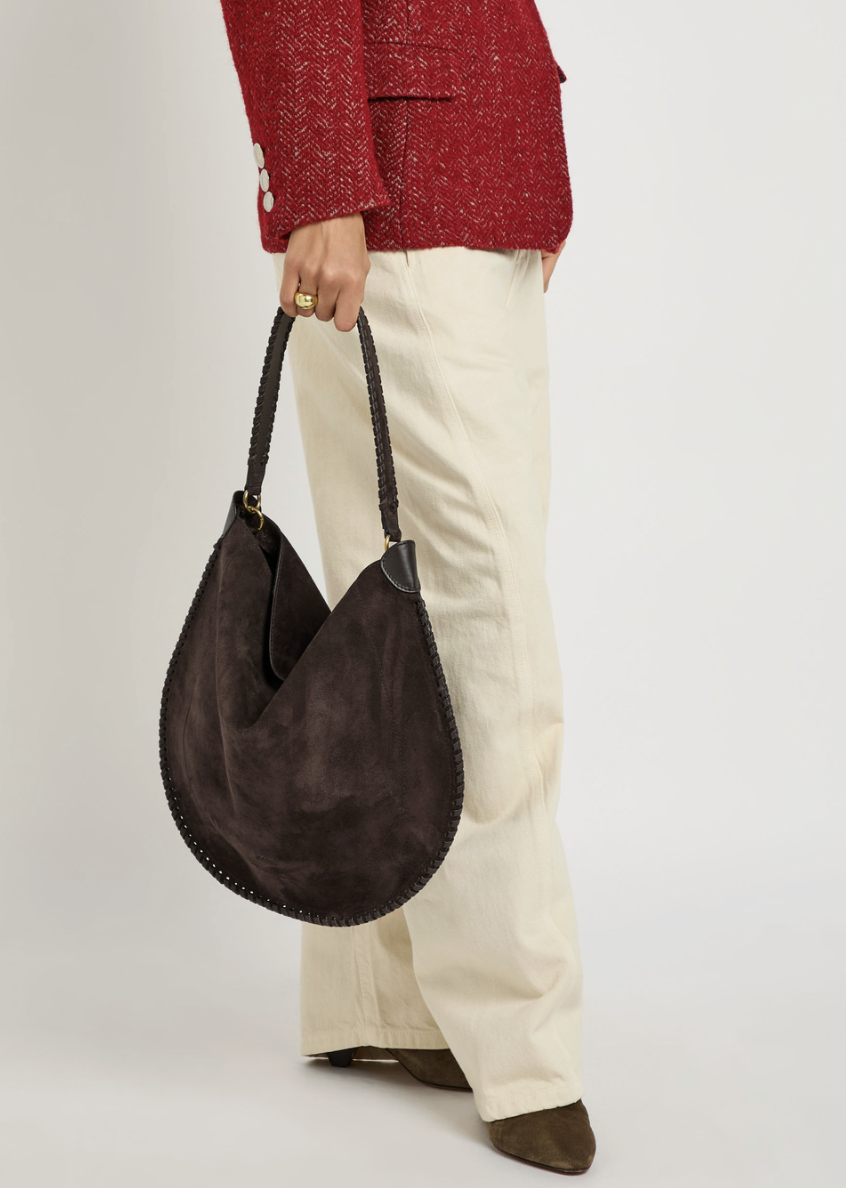 Isabel Marant, Oskan Hobo Suede Shoulder Bag