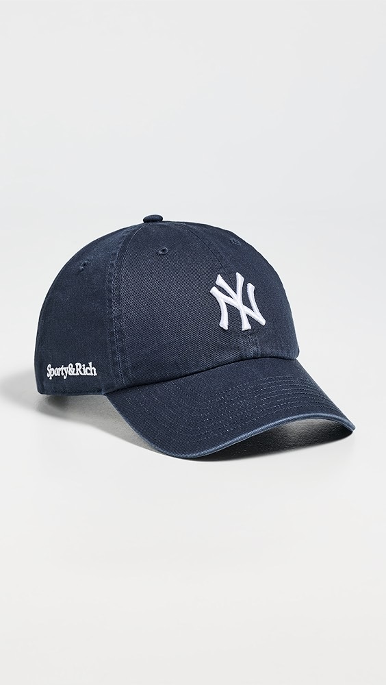 Sporty &amp;amp; Rich Yankees Serif Hat