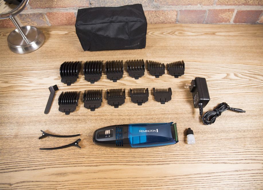 remington hc6550 cordless vacuum haircut kit