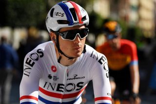 VALENCIA SPAIN FEBRUARY 09 Start Ben Swift of The United Kingdom and Team INEOS during the 71st Volta a la Comunitat Valenciana 2020 Stage 5 a 977km stage from Paterna Valencia VueltaCV VCV2020 on February 09 2020 in Valencia Spain Photo by David RamosGetty Images