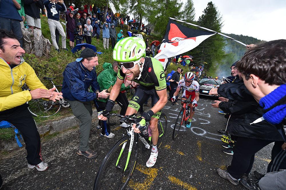 Ryder Hesjedal finished strong after a day in the break