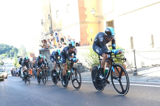Team Sky were the third best team in the race