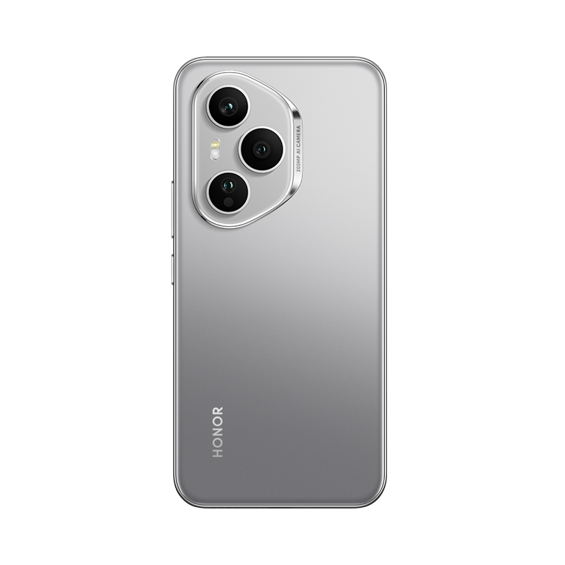An official product render of the grey Honor 400 Pro