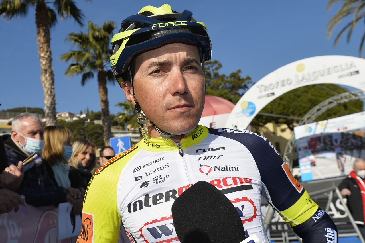 Domenico Pozzovivo rode with Intermarche at the Trofeo Laigueglia