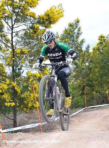 Mike Broderick has a bit of fun in one of the practice sessions.