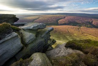 A view from Kinder Scout, Peak District