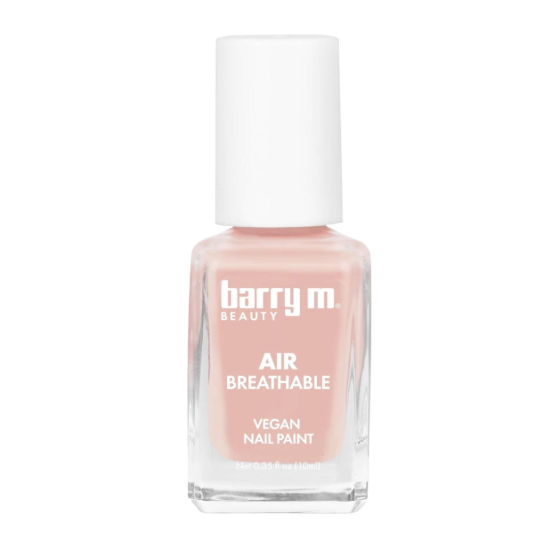 A product shot of the Barry M Cosmetics Air Breathable Nail Paint in Cupcake, on a white background