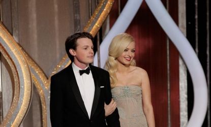 Sam Fox and Francesca Eastwood at the Golden Globes: Back off, Taylor Swift.