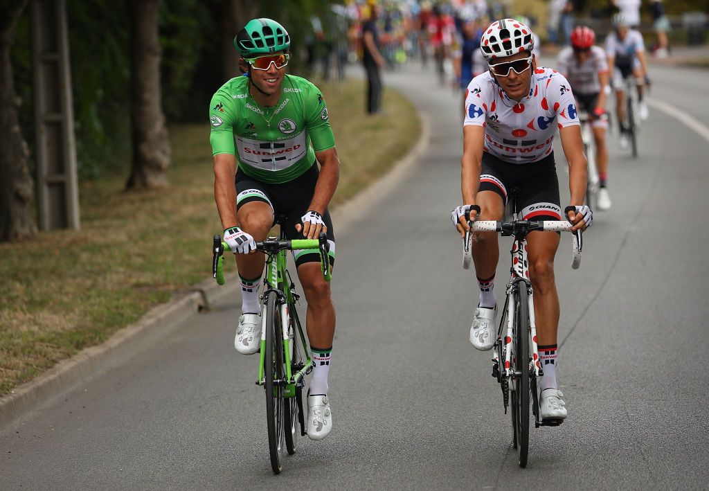 Michael Matthews and Warren Barguil (Sunweb)