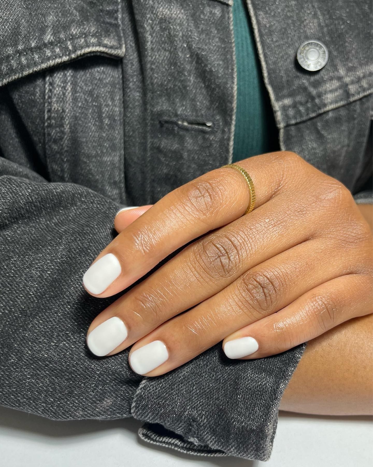 @paintedbyjools white manicure