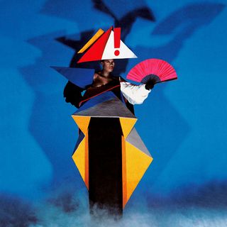 Jean-Paul Goude in cooperation with Antonio Lopez, Constructivist Maternity Dress from The Grace Jones Show, 1979