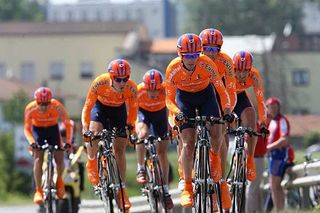 Euskaltel-Euskadi - not the world's best team time trial squad.