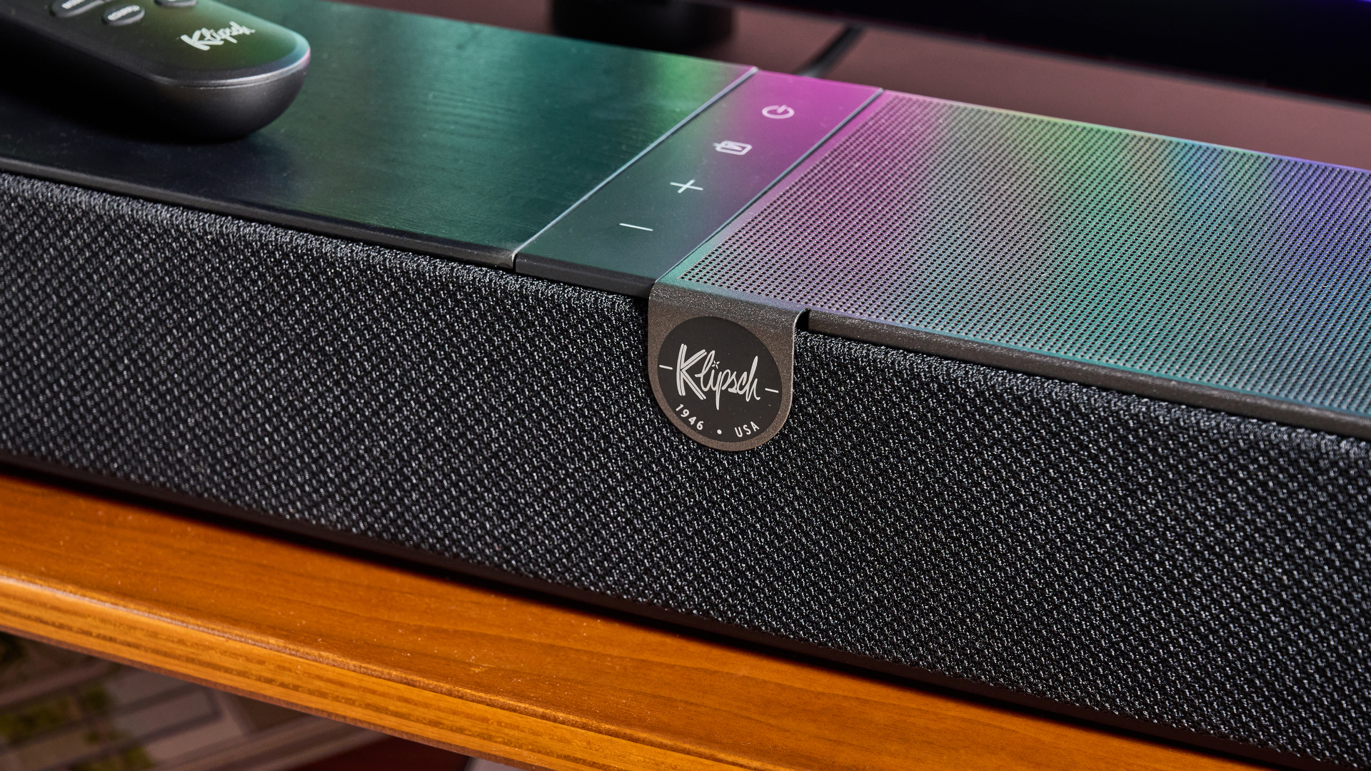 Klipsch logo on the Klipsch Flexus Core 100