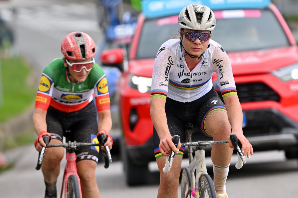 Lotte Kopecky claims Strade Bianche win after final kilometre attack