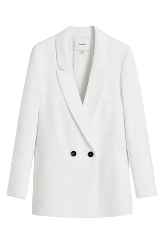 Linen Double-Breasted Blazer