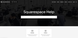 Squarespace's support webpage