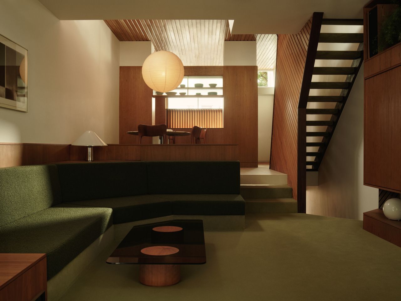 pine heath, a redesigned hampstead townhouse interior in browns and greens