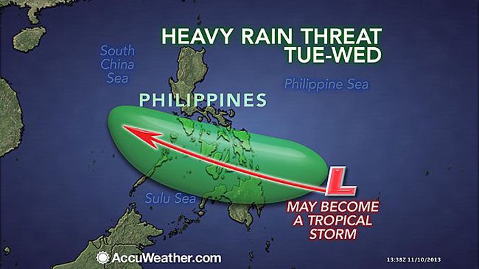 weather, more rain in Philippines