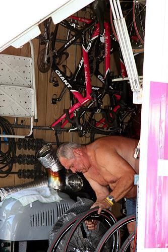 Race over - time to pack up.